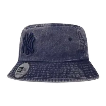 New Era Denim Bucket Hats Unisex Blue