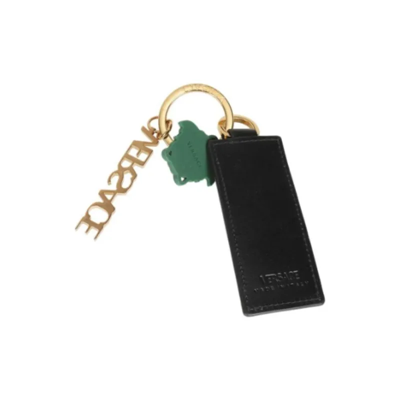 VERSACE Leather Keychains Men Multicolor-1