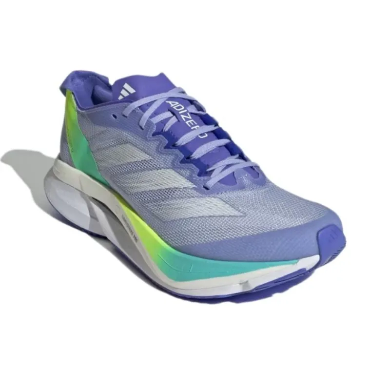 Adidas Adizero Boston 12 Blue Spark Zero Metalic Cobalt Blue Women's-3