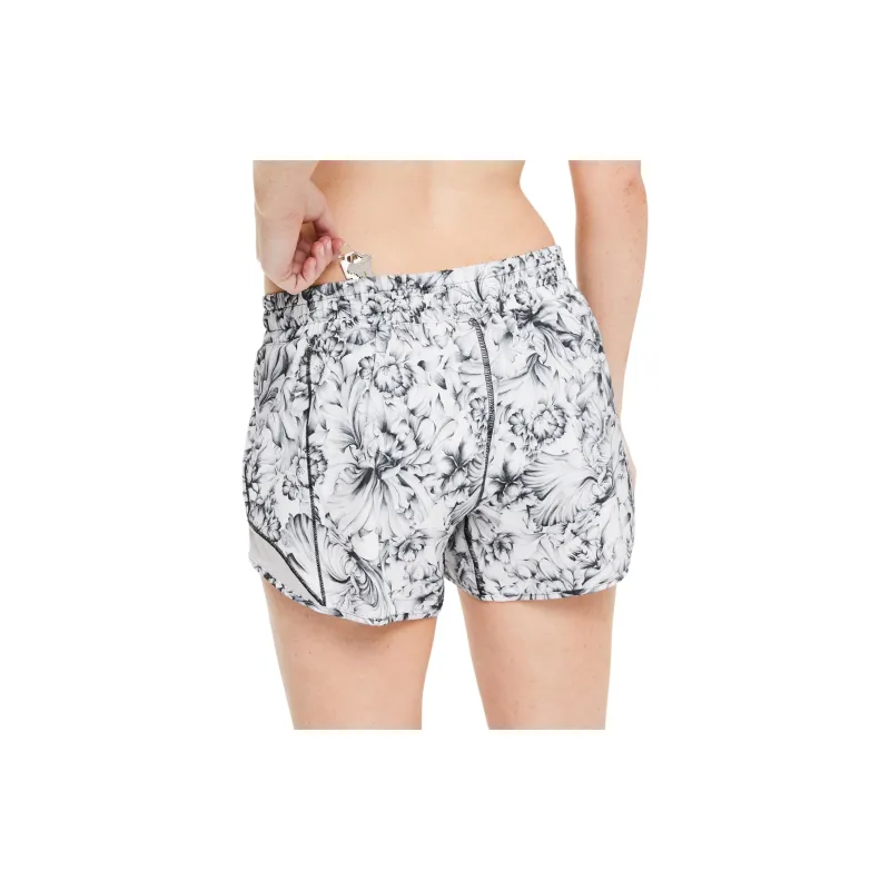 Lululemon Hotty Hot Sports Shorts Women's Black And White Print-2