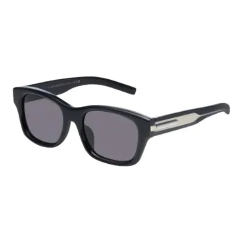 GIVENCHY Acetate Polyamide Metal Rectangular Sunglasses Men Black