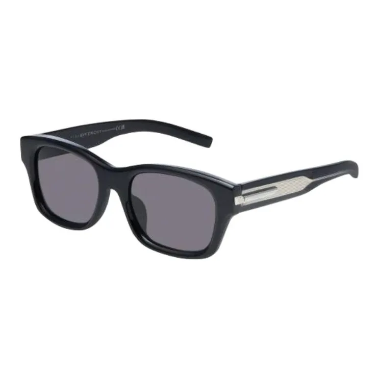 GIVENCHY Acetate Polyamide Metal Rectangular Sunglasses Men Black-0
