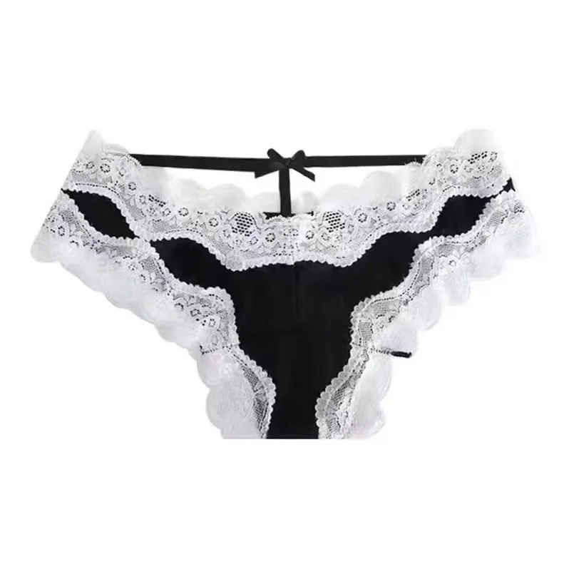MIIOW Underpants Women's 1 Pack Black White-0