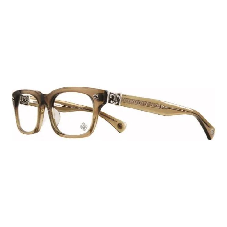 Chrome Hearts Plate And Metal Square Eyeglass Frames Unisex Multicolor-0