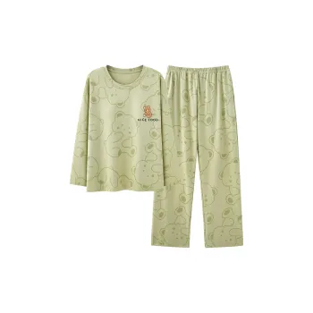 William Pajama Set Women's Light Green