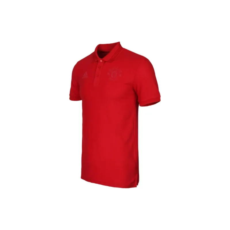 Adidas MUFC Polo Shirts Men Red-2
