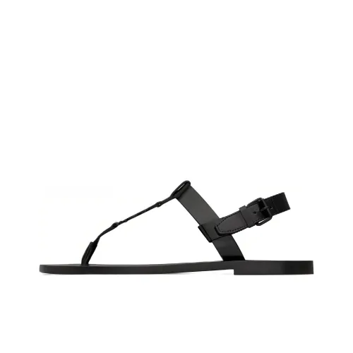 SAINT LAURENT Cassandre Open Toe Sandals