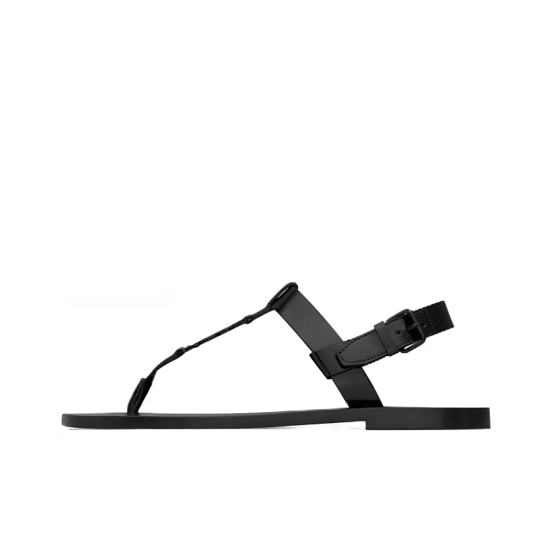 SAINT LAURENT Cassandre Open Toe Sandals-0