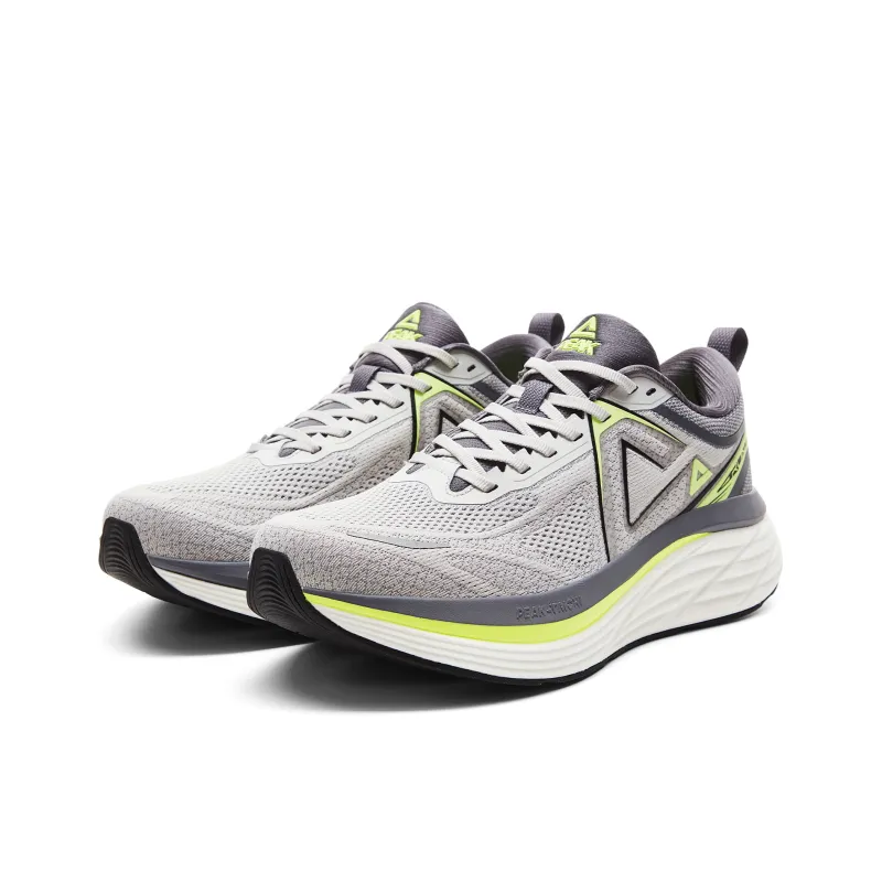PEAK Cushioning Rebound Impact-Resistant Wear-Resistant Slip-Resistant Low-Top Training Running Shoes Men's Smoke Gray-2