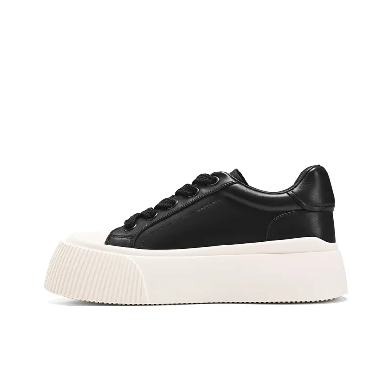 BOSSSUNWEN Slip Resistant Low Top Skateboard Shoes Women's-10