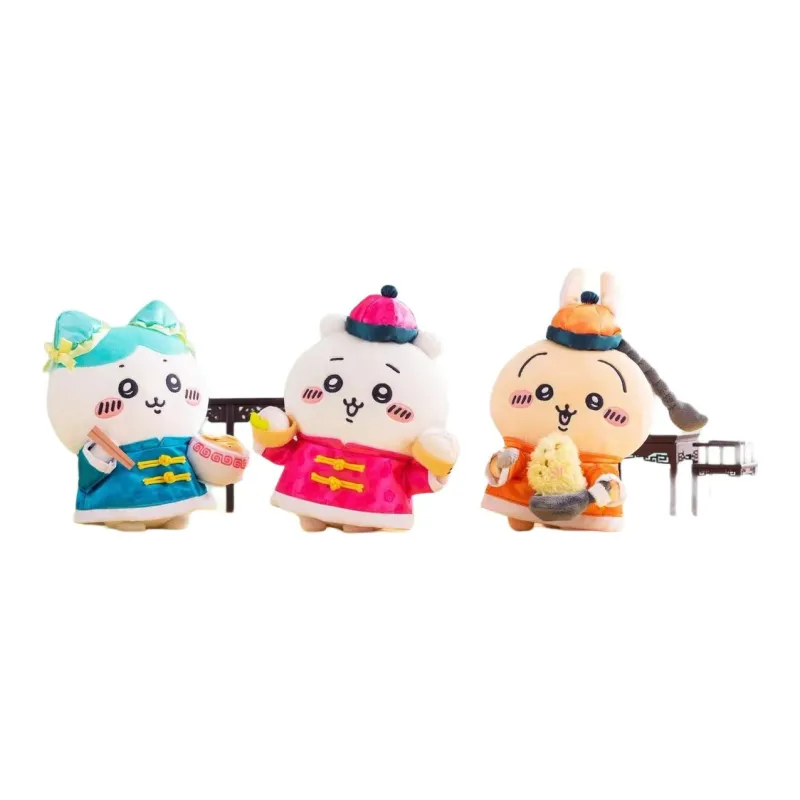 Chiikawa Chinese Restaurant, Hachiware Dolls Plush Doll Trumpets High-1