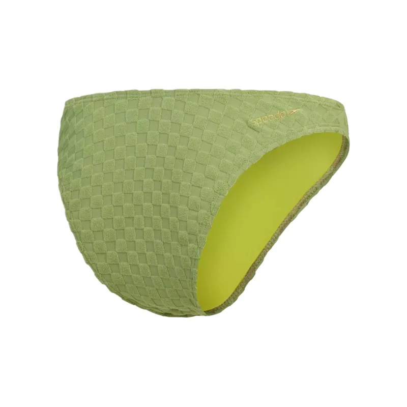 Speedo FLU3NTE Terry Scoope Bikini Bottom Bikini Women's Green-1