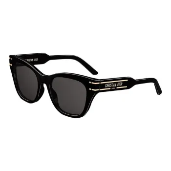 DIOR Acetate Metal Butterfly Sunglasses Women's Black