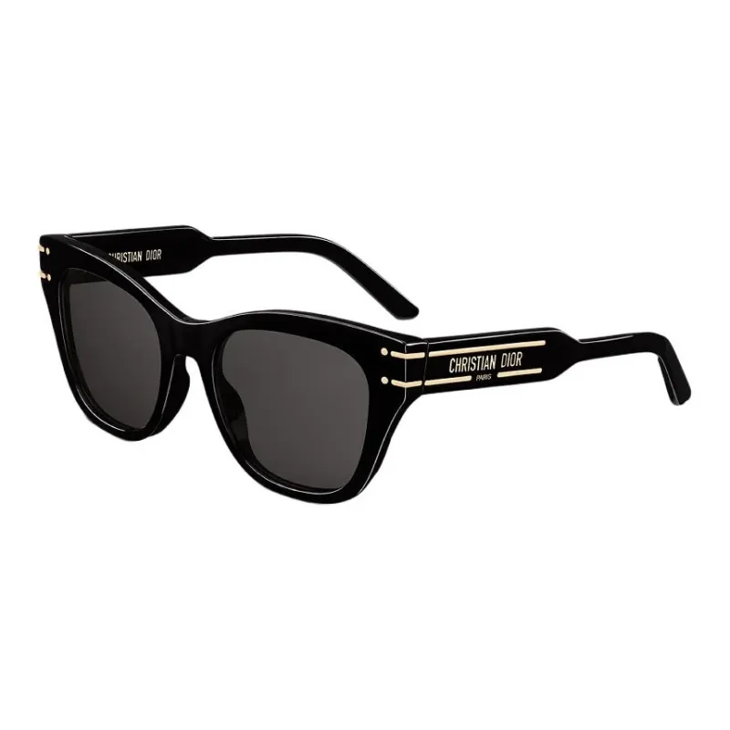 DIOR Acetate Metal Butterfly Sunglasses Women's Black-0