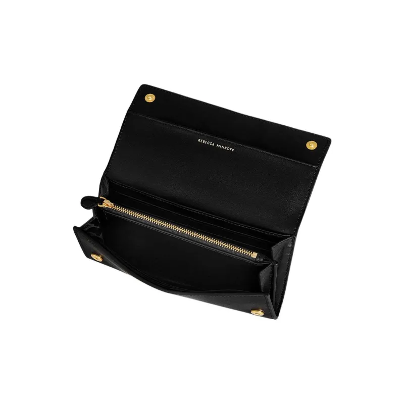 REBECCA MINKOFF Leather Wallet Women's Black-2