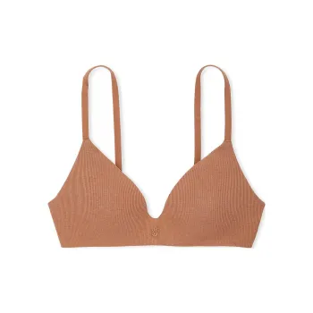 Victoria's Secret The T-shirt Lightly Lined Wireless Bra / Caramel Bra Women's Fruit Seed Candy