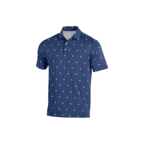 Under Armour Gameday Polo Shirts Men Lake Blue