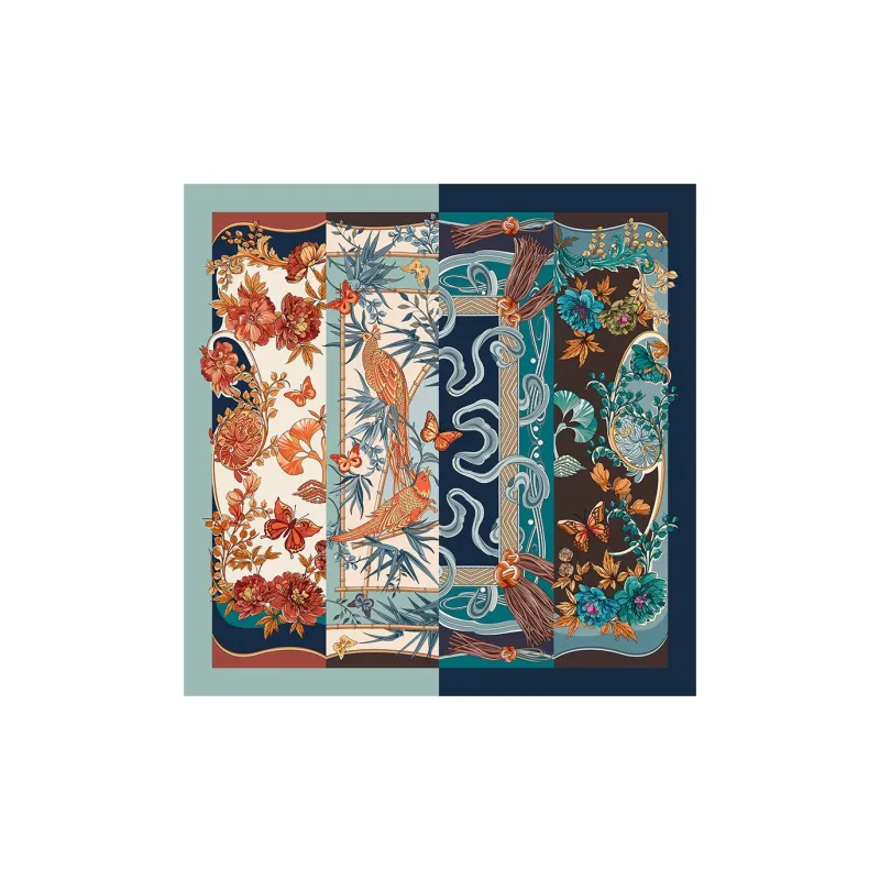 WENSLI Mulberry Silk Scarves Women's-4
