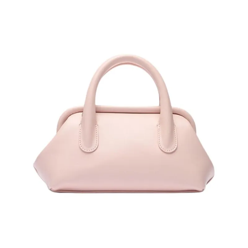 Blumarine Nappa Leather Shoulder Bag Crossbody Bag Handbag Mini Women's Pink-3
