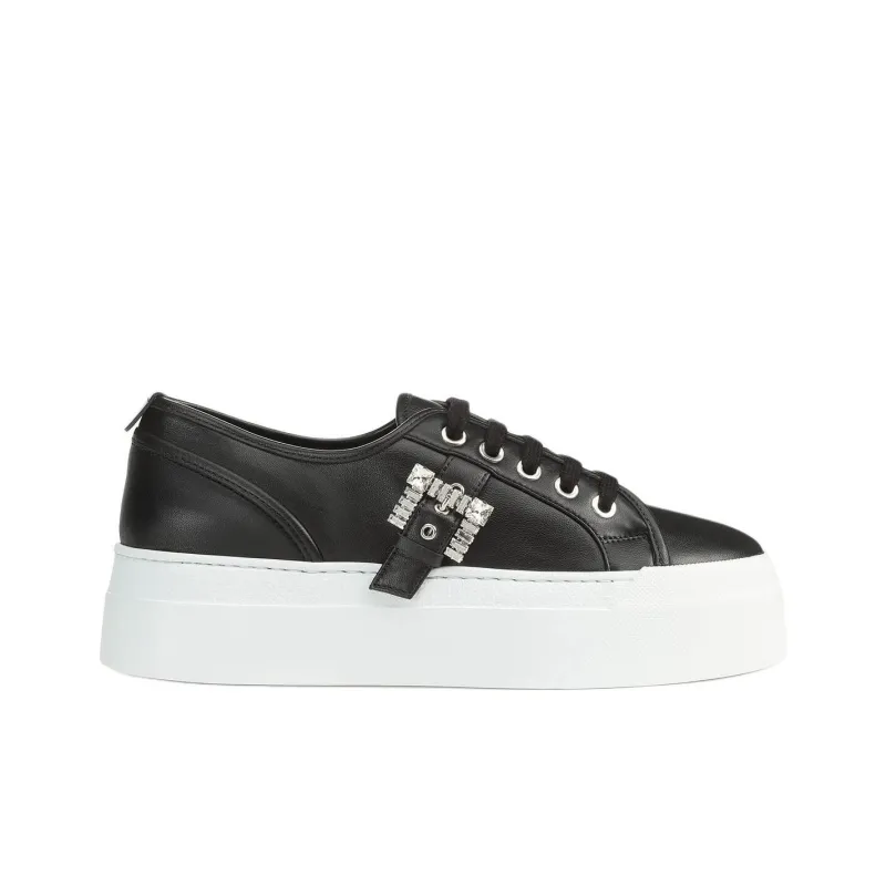 SERGIO ROSSI SR Twenty Low-Top Skateboard Shoes Women's Black-1