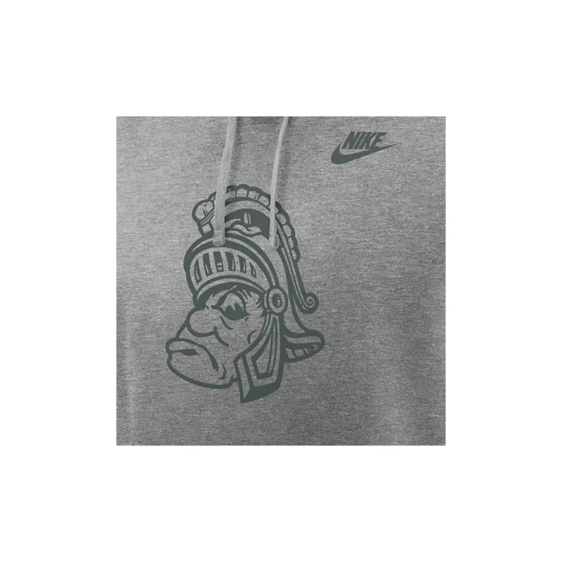 Nike Michigan State Spartans Legacy Club Primary Logo Men's Nike College Pullover Hoodie-2