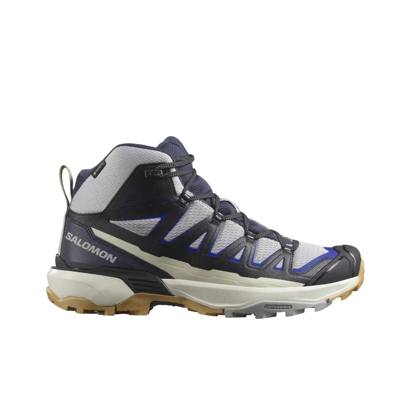 SALOMON X ULTRA 360 Anti Slip Wear Resistant Mid Top Hiking Shoes Men's Gray Black-1