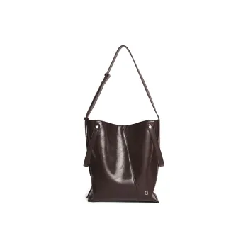 LA FESTIN Cow Leather Bucket Bag Portable Crossbody Bag Shoulder Bag Large Size Women's Multicolor