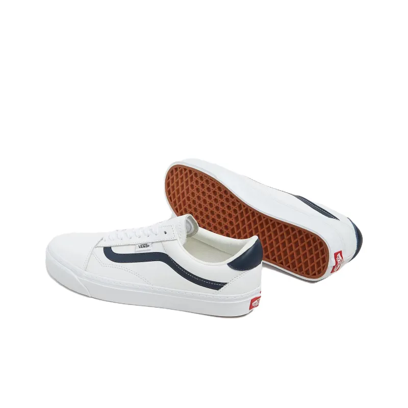 Old Skool Vans Lux 'White Navy'-2