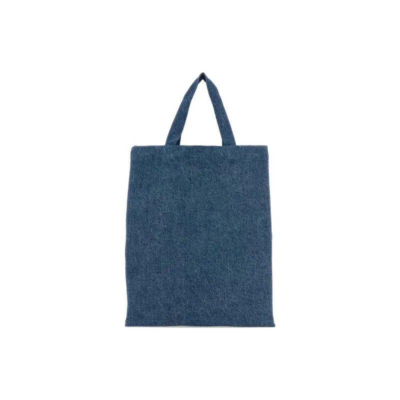 A.P.C Logo Patch Denim Mini Tote Bag-2