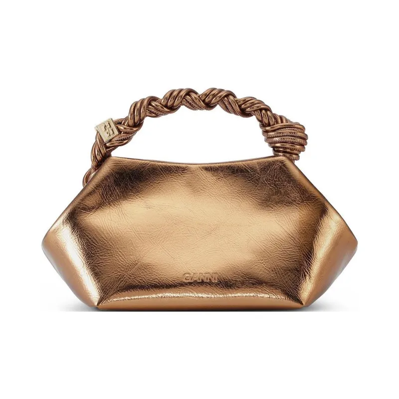 GANNI Small Bou Metallic Cross Body Bag-2