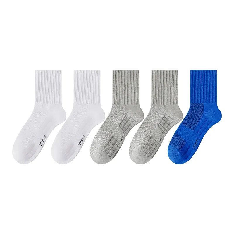 XXLLG Mid Calf Socks Men's 5 Pack-5
