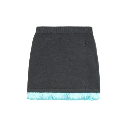 JW Anderson Casual Short Skirts Women's Dark Gray