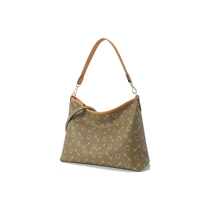 Why Artificial Leather Handbag, Shoulder Bag Tubas Women's Milk Tea/Coffee/Dark Coffee-2