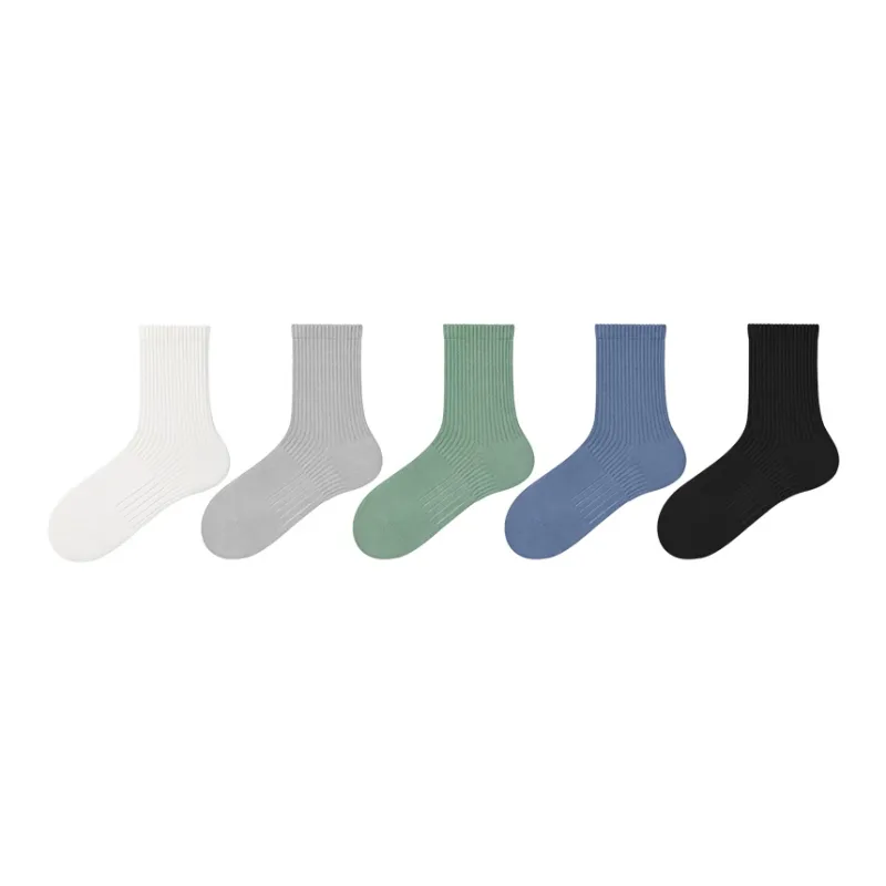 B&C.Room Mid Calf Socks Men 5 Pack-13