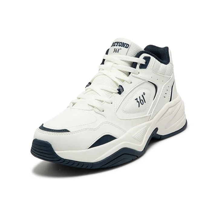 361° Sailing Series Anti-Slip And Wear-Resistant Warm Low-Top Casual Shoes Women's White Blue-1