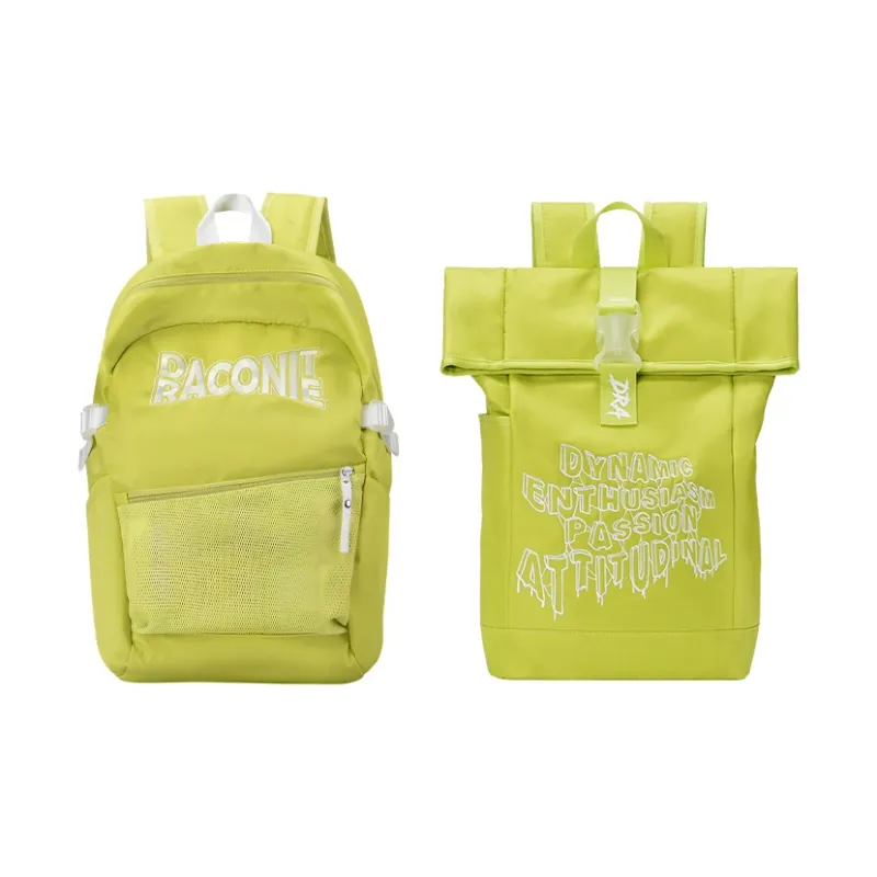 DRACONITE Polyester Students Backpack Regular Unisex Neon Green-4