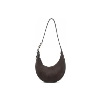 LONGCHAMP Roseau Essential Suede Large Cow Leather Shoulder Bag Handbag Shoulder Bag Women's Taupe