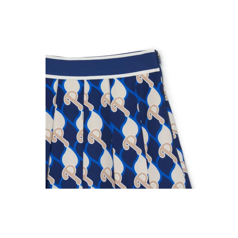 MLB Casual Short Skirts Women's Royal Blue-2