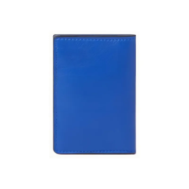 VERSACE Cow Leather Wallet Men's Royal Blue-1