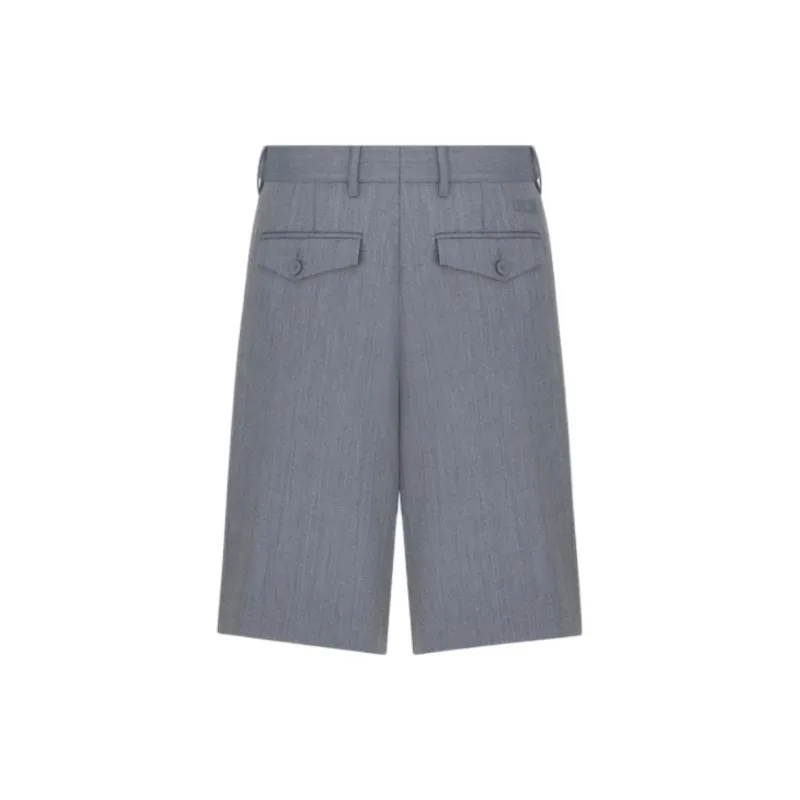 DIOR Casual Shorts Men Gray-1
