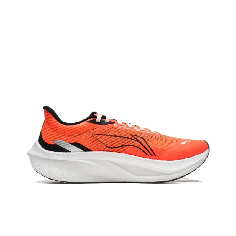 LINING Feidian 4 Challenger Running Shoes Men Low Top Neon Fruit Red/Fluorescent Bright Orange-1