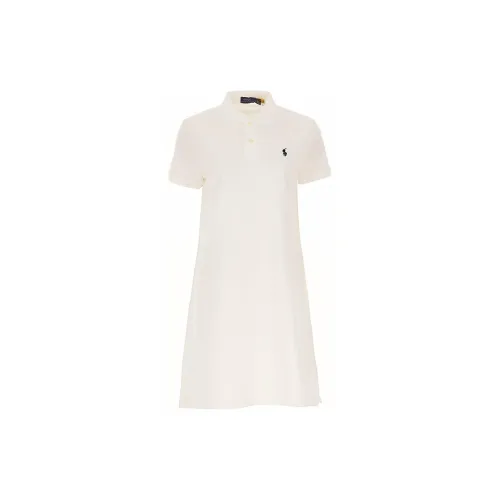 Polo Ralph Lauren Short-Sleeved Dresses Women's White