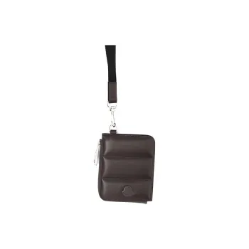 Moncler Leather Wallet Unisex Black