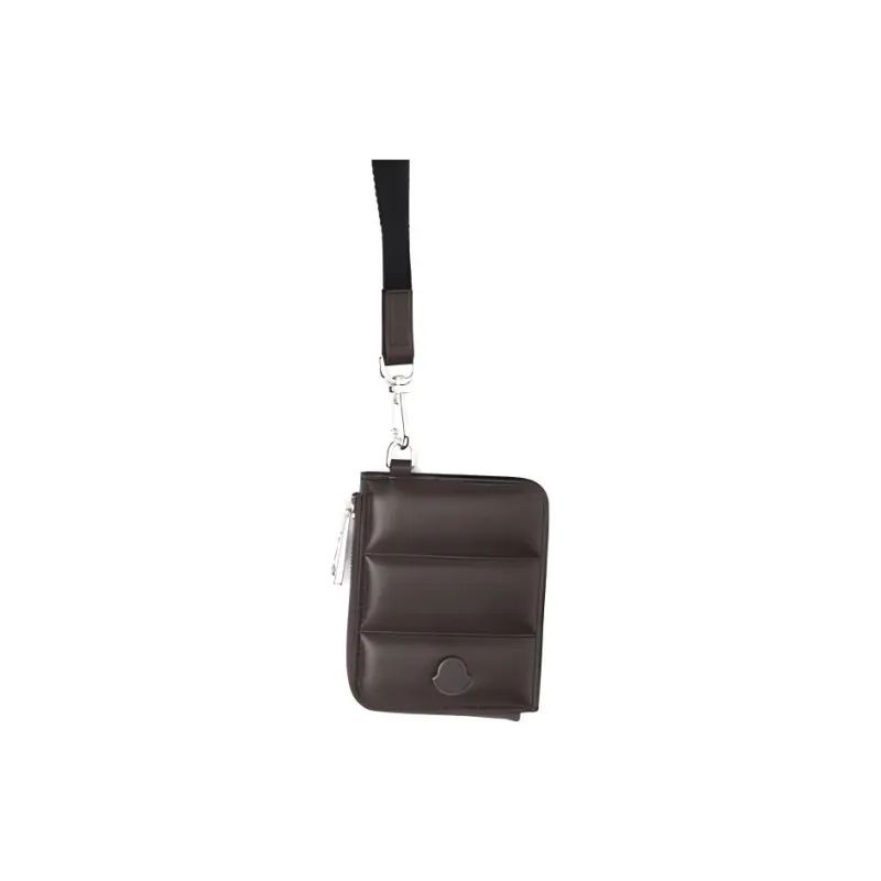 Moncler Leather Wallet Unisex Black-0