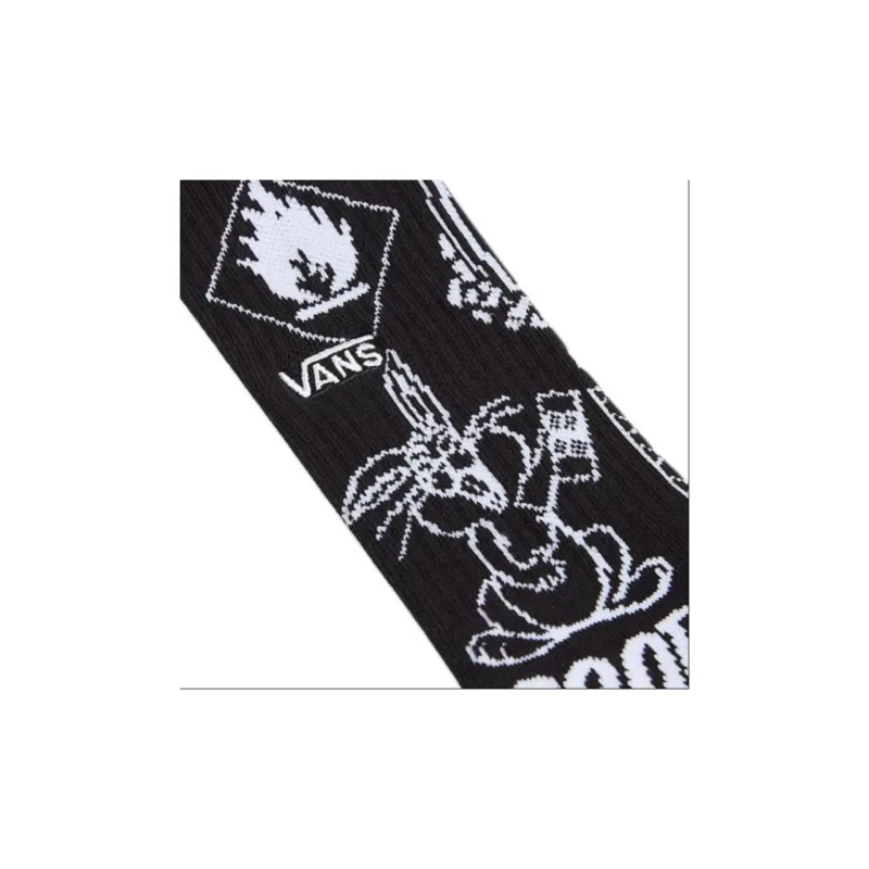 Vans Bubs Mid-Calf Socks Men's 1 Pack Black-2