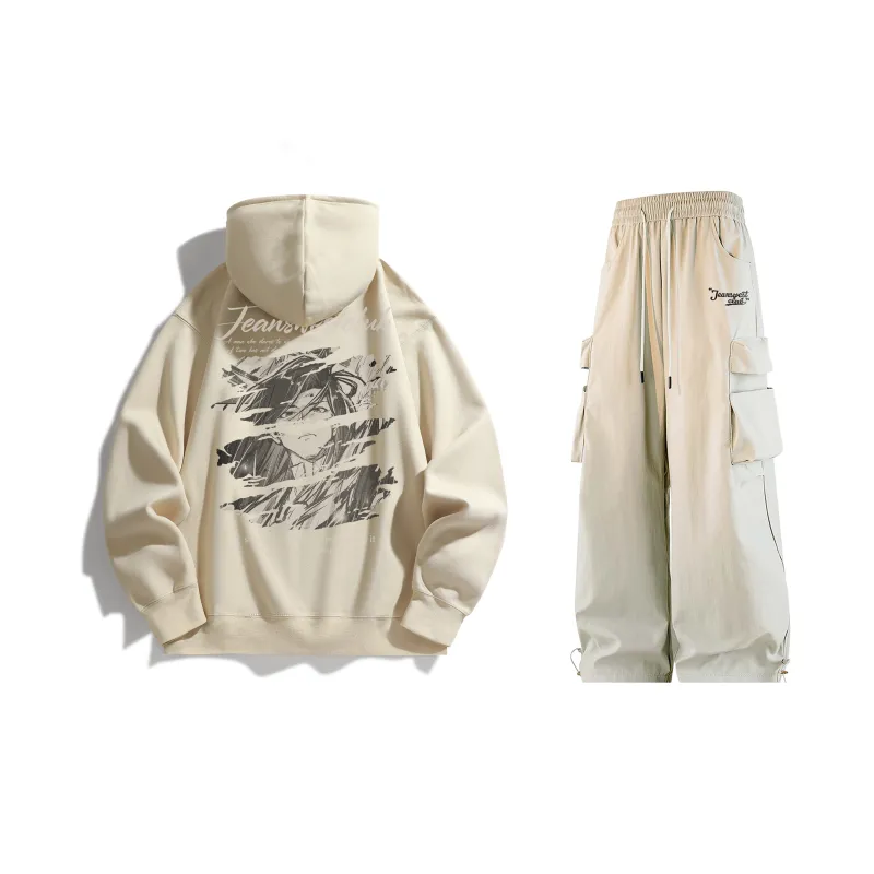 JEANSWEST CLUB x SHENGSIJUE LIANMINGKUAN Sweatshirt Set Unisex-17