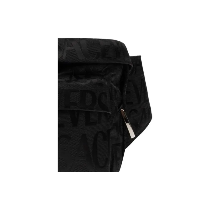FANSIZHE VERSACE Cotton, Polyamide Sling Bag, Fanny Pack Men's Black-6