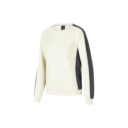 Skechers Basic Sports Series Sweatshirts Women's Cream Beige White