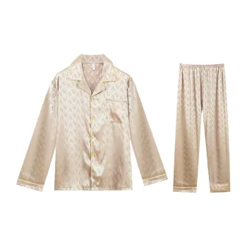 Qiao Ni Tong Pajama Set Men Champagne