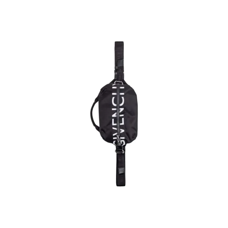 GIVENCHY Acrylic+Polyamide Portable One Shoulder Crossbody Fanny Pack Men's Black-2